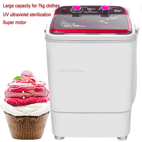 22%,Electric clothes washing machine for baby single Tub Semi-automatic