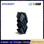 IPASON TaiDu Black Crystal Gaming Desktop Computer 9th i5