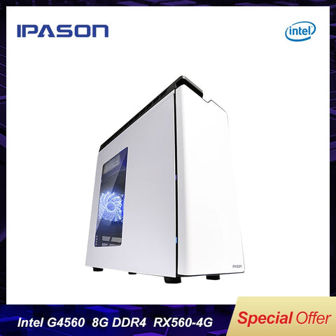 IPASON gaming computers G4560 upgrade G5400 DDR4 4G 240G 560 4G