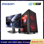 IPASON i3 9th 8100 Upgrade 9100F/GTX1050TI High-End Gaming