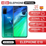 ELEPHONE E10 Octa Core Smartphone 4GB 64GB 6.5" Screen