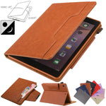 For iPad 7th Gen 10.2" 2019 Smart Luxury Leather Case Card Holder Wallet