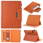 For iPad 7th Gen 10.2" 2019 Smart Luxury Leather Case Card Holder Wallet